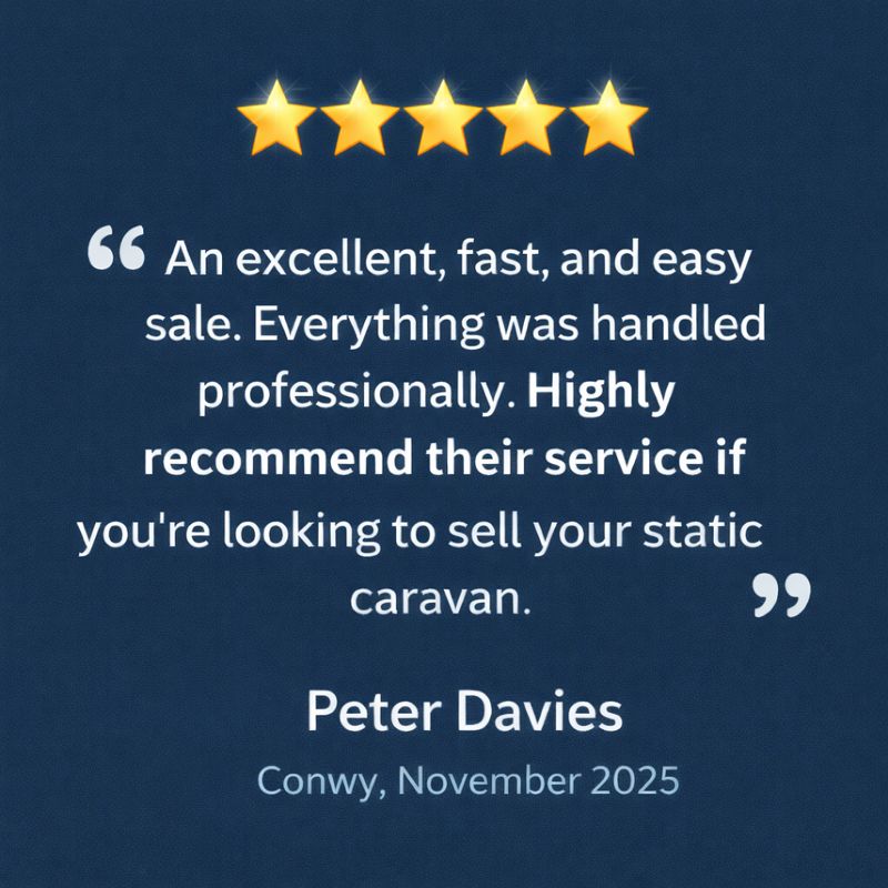 We will buy your static caravan - Davies Review