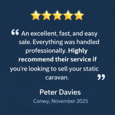 We will buy your static caravan - Davies Review